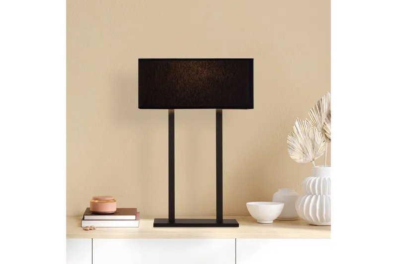 Bordlampe Ulira Svart - Svart - Belysning - Innendørsbelysning & Lamper - Soveromslampe - Sengelamper - Nattbordslampe stående