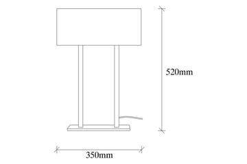 Bordlampe Ulira Svart - Svart - Belysning - Innendørsbelysning & Lamper - Soveromslampe - Sengelamper - Nattbordslampe stående