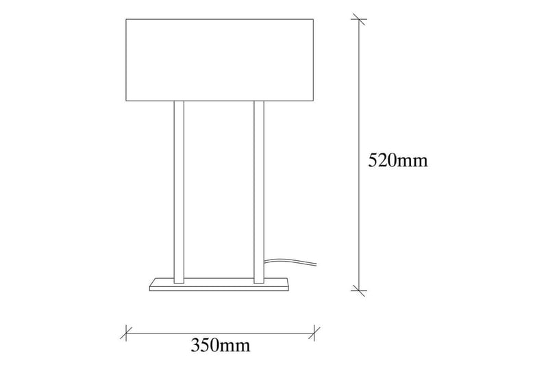Bordlampe Ulira Svart - Svart - Belysning - Innendørsbelysning & Lamper - Soveromslampe - Sengelamper - Nattbordslampe stående