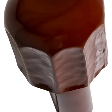 Bordlampe Virel 39 cm - Brun/Rød - Belysning - Innendørsbelysning & Lamper - Soveromslampe - Sengelamper - Nattbordslampe stående