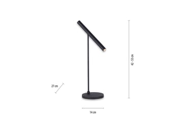 Bordlampe Pure Tutua - 14x52x27 cm - Belysning - Innendørsbelysning & Lamper - Soveromslampe - Sengelamper - Nattbordslampe stående