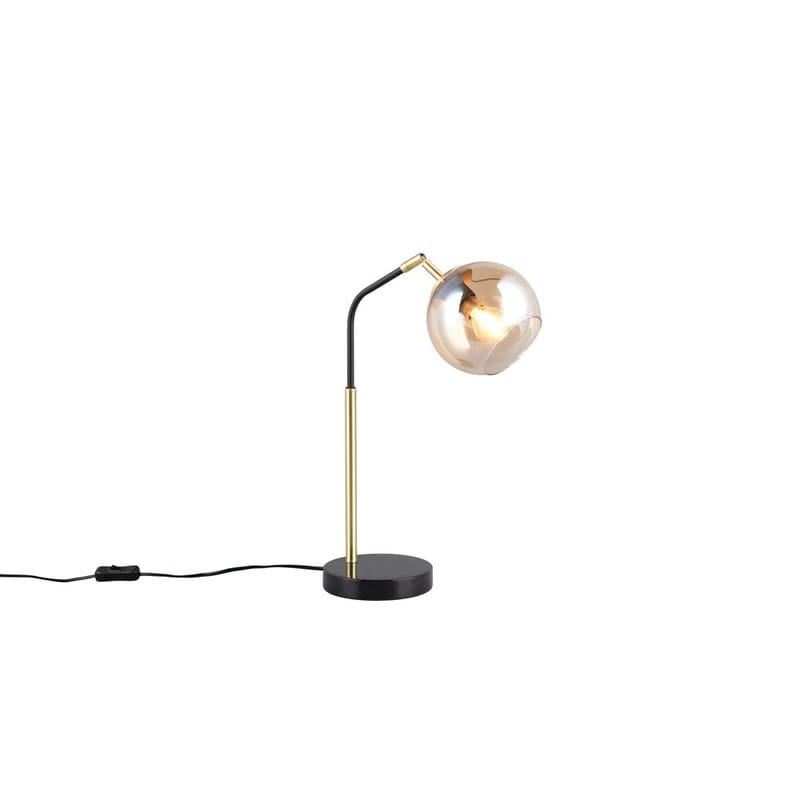 Bordlampe Paxton, Matt svart/gull
