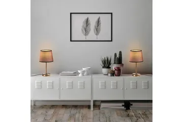 Bordlampesett (2 deler) Jaspal Antikk - Antikk - Belysning - Innendørsbelysning & Lamper - Soveromslampe - Sengelamper - Nattbordslampe stående