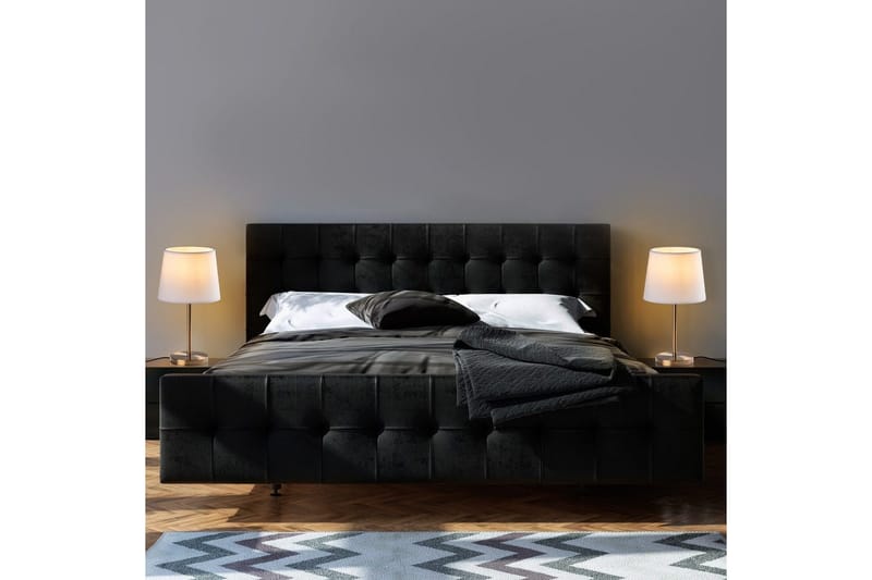 Bordlampesett (2 deler) Jaspal Antikk / Hvit - Antikk / Hvit - Belysning - Innendørsbelysning & Lamper - Soveromslampe - Sengelamper - Nattbordslampe stående