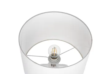 Bralad Bordlampe 46 cm E27 - Hvit - Belysning - Innendørsbelysning & Lamper - Soveromslampe - Sengelamper - Nattbordslampe stående