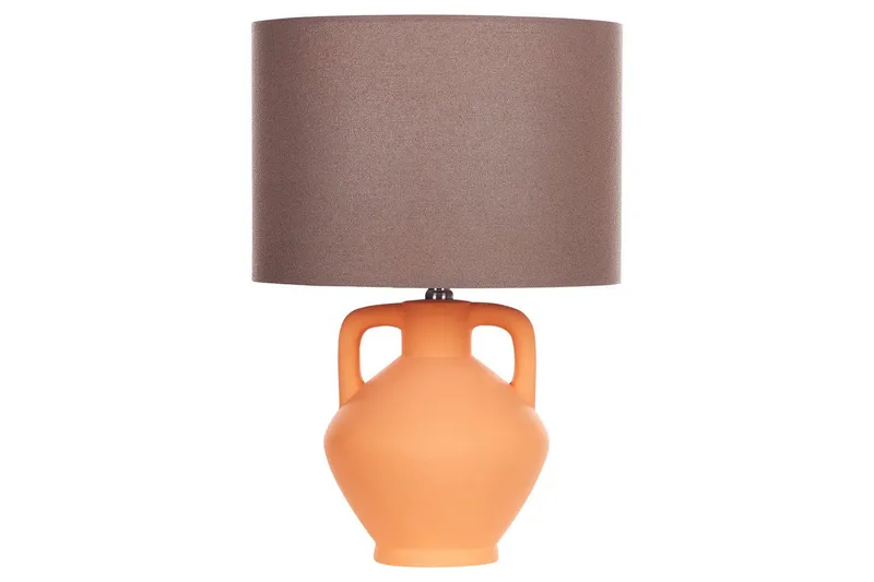 Bralad Bordlampe 46 cm E27, Oransje/Brun