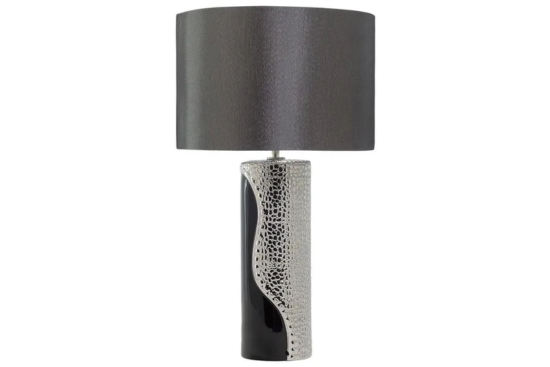 Capriken Bordlampe 52 cm E27, Svart/Sølv