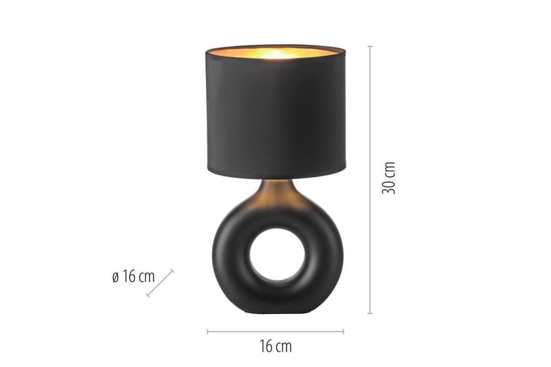 Carara Just Light Bordlampe - Belysning - Innendørsbelysning & Lamper - Soveromslampe - Sengelamper - Nattbordslampe stående