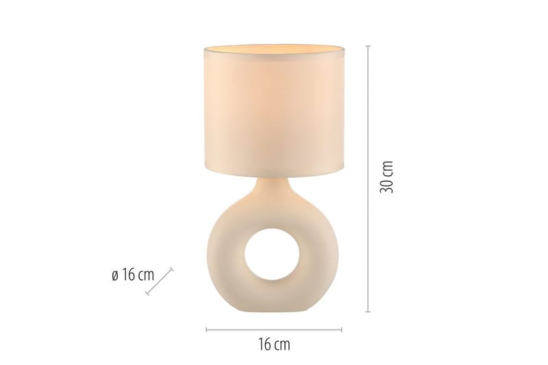 Carara Just Light Bordlampe - Belysning - Innendørsbelysning & Lamper - Soveromslampe - Sengelamper - Nattbordslampe stående