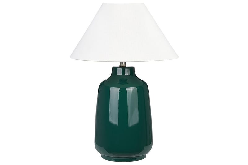 Columbrete Bordlampe 57 cm E27, Mørkegrønn/Hvit