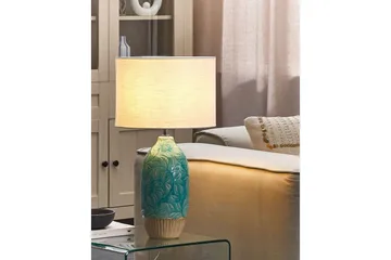 Cominai Bordlampe 58 cm E27 - Flerfarget - Belysning - Innendørsbelysning & Lamper - Soveromslampe - Sengelamper - Nattbordslampe stående