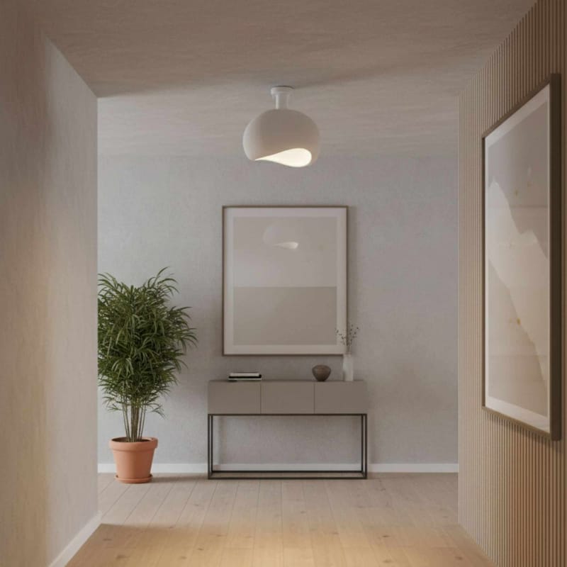 Corlinor bordlampe 34 cm - Hvit - Belysning - Innendørsbelysning & Lamper - Soveromslampe - Sengelamper - Nattbordslampe stående