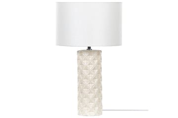 Dragonera Bordlampe 49 cm E27 - Beige/Hvit - Belysning - Innendørsbelysning & Lamper - Soveromslampe - Sengelamper - Nattbordslampe stående