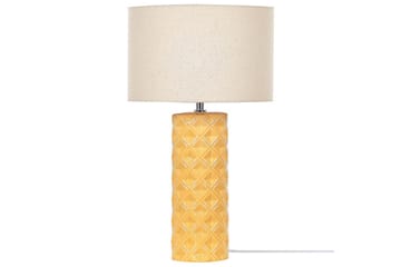 Dragonera Bordlampe 49 cm E27 - Gul/Beige - Belysning - Innendørsbelysning & Lamper - Soveromslampe - Sengelamper - Nattbordslampe stående