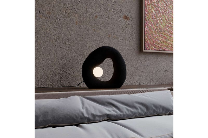 Echo Bordlampe Svart - Svart - Belysning - Innendørsbelysning & Lamper - Soveromslampe - Sengelamper - Nattbordslampe stående