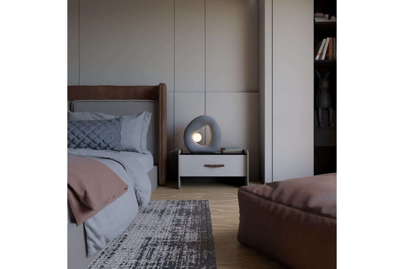 Echo Bordlampe Svart - Svart - Belysning - Innendørsbelysning & Lamper - Soveromslampe - Sengelamper - Nattbordslampe stående