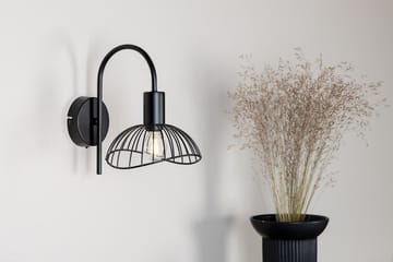 Elsa Vegglampe Dimbar LED Stor - Sort - Belysning - Innendørsbelysning & Lamper - Soveromslampe - Sengelamper - Sengelampe vegg