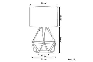 Eurydice Bordlampe 35 cm E27 - Svart - Belysning - Innendørsbelysning & Lamper - Soveromslampe - Sengelamper - Nattbordslampe stående