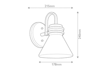 Farum Kichler Vegglampe - Belysning - Innendørsbelysning & Lamper - Soveromslampe - Sengelamper - Sengelampe vegg