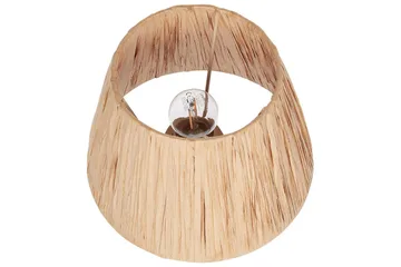 Favignito Bordlampe 2 stk 31 cm E27 - Hvit/Natur - Belysning - Innendørsbelysning & Lamper - Soveromslampe - Sengelamper - Nattbordslampe stående