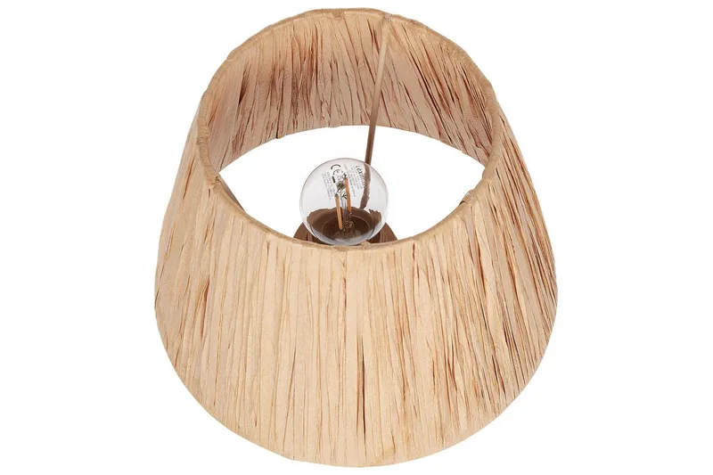 Favignito Bordlampe 2 stk 31 cm E27 - Hvit/Natur - Belysning - Innendørsbelysning & Lamper - Soveromslampe - Sengelamper - Nattbordslampe stående