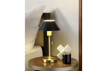 Filfla Bordlampe 37 cm E27 - Messing/Svart - Belysning - Innendørsbelysning & Lamper - Soveromslampe - Sengelamper - Nattbordslampe stående