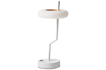 Gabbiani LED Bordlampe 36 cm - Hvit - Belysning - Innendørsbelysning & Lamper - Soveromslampe - Sengelamper - Nattbordslampe stående