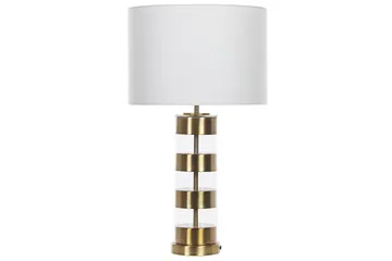 Giannutri Bordlampe 65 cm E27 - Gull/Hvit - Belysning - Innendørsbelysning & Lamper - Soveromslampe - Sengelamper - Nattbordslampe stående