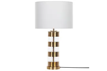 Giannutri Bordlampe 65 cm E27 - Gull/Hvit - Belysning - Innendørsbelysning & Lamper - Soveromslampe - Sengelamper - Nattbordslampe stående