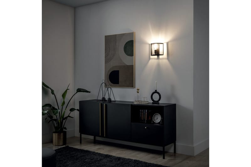 Gormar Vegglampe med Arm - Svart - Belysning - Innendørsbelysning & Lamper - Soveromslampe - Sengelamper - Sengelampe vegg