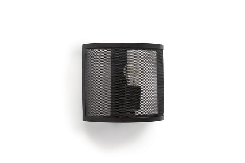 Gormar Vegglampe med Arm, Svart