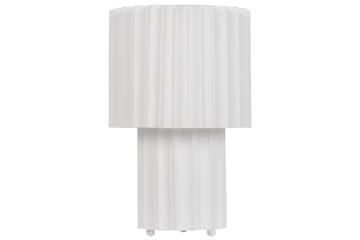 Gozocap Bordlampe 40 cm E27 - Hvit - Belysning - Innendørsbelysning & Lamper - Soveromslampe - Sengelamper - Nattbordslampe stående