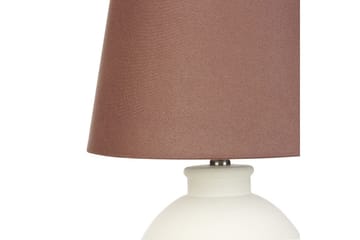 Gyaros Bordlampe 55 cm E27 - Off white/Brun - Belysning - Innendørsbelysning & Lamper - Soveromslampe - Sengelamper - Nattbordslampe stående