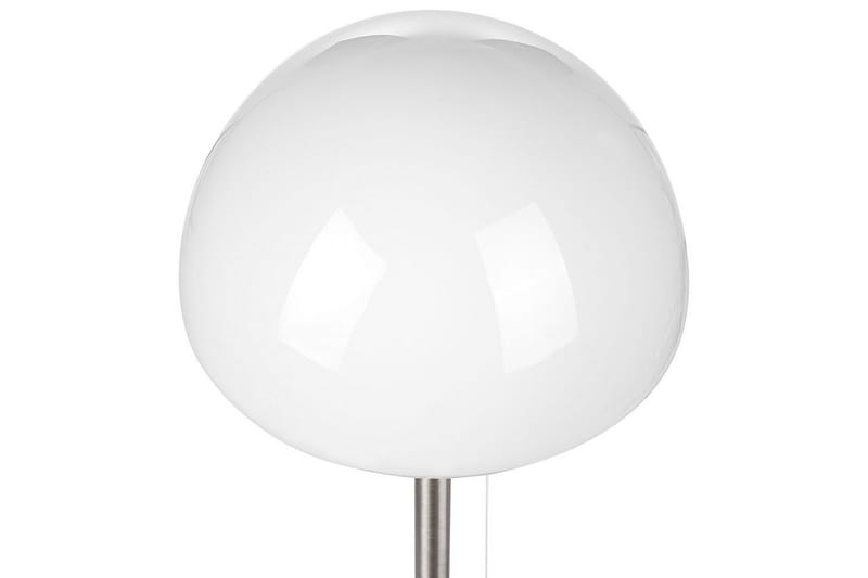 Icaria Bordlampe 39 cm E27 - Sølv/Hvit - Belysning - Innendørsbelysning & Lamper - Soveromslampe - Sengelamper - Nattbordslampe stående