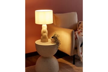 Incantata Bordlampe 51 cm E27 - Beige - Belysning - Innendørsbelysning & Lamper - Soveromslampe - Sengelamper - Nattbordslampe stående