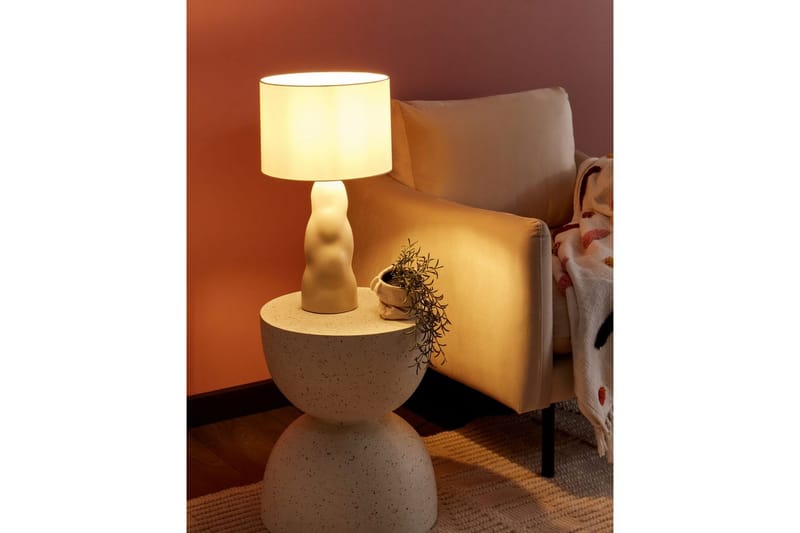 Incantata Bordlampe 51 cm E27 - Beige - Belysning - Innendørsbelysning & Lamper - Soveromslampe - Sengelamper - Nattbordslampe stående