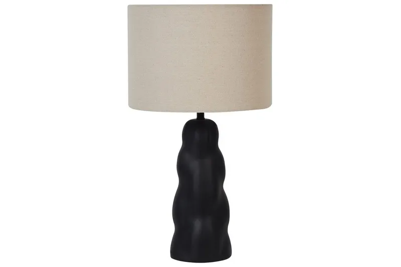 Incantata Bordlampe 51 cm E27, Svart/Beige