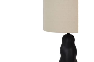 Incantata Bordlampe 51 cm E27 - Svart/Beige - Belysning - Innendørsbelysning & Lamper - Soveromslampe - Sengelamper - Nattbordslampe stående