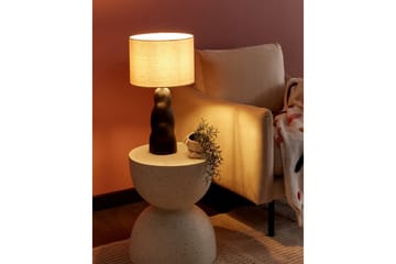 Incantata Bordlampe 51 cm E27 - Svart/Beige - Belysning - Innendørsbelysning & Lamper - Soveromslampe - Sengelamper - Nattbordslampe stående