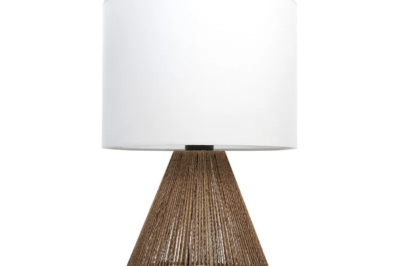 Kafelaina Bordlampe 52 cm E27 - Natur/Hvit - Belysning - Innendørsbelysning & Lamper - Soveromslampe - Sengelamper - Nattbordslampe stående