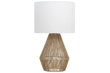 Kafelaina Bordlampe 52 cm E27 - Natur/Hvit - Belysning - Innendørsbelysning & Lamper - Soveromslampe - Sengelamper - Nattbordslampe stående