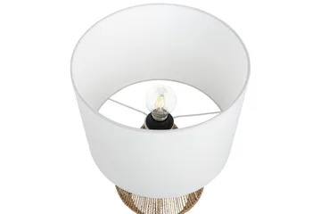 Kafelaina Bordlampe 52 cm E27 - Natur/Hvit - Belysning - Innendørsbelysning & Lamper - Soveromslampe - Sengelamper - Nattbordslampe stående
