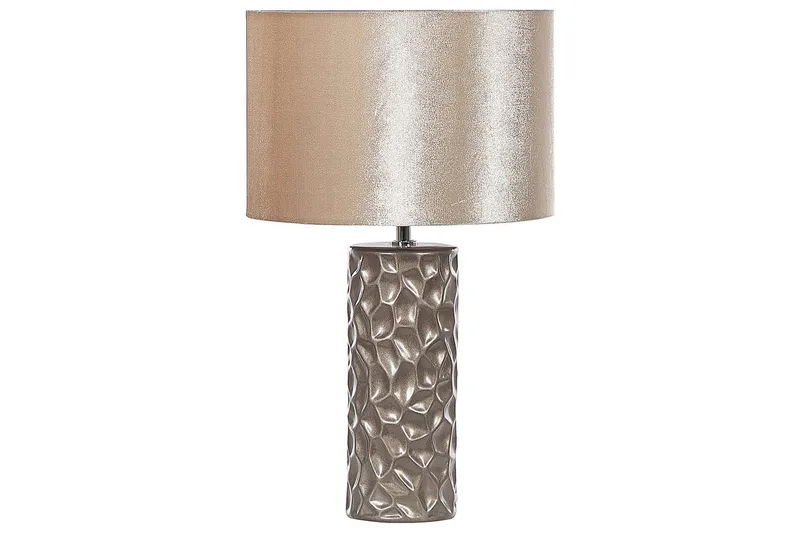 Kamla Bordlampe 50 cm E27, Grå/Beige