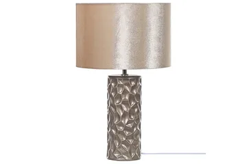 Kamla Bordlampe 50 cm E27 - Grå/Beige - Belysning - Innendørsbelysning & Lamper - Soveromslampe - Sengelamper - Nattbordslampe stående