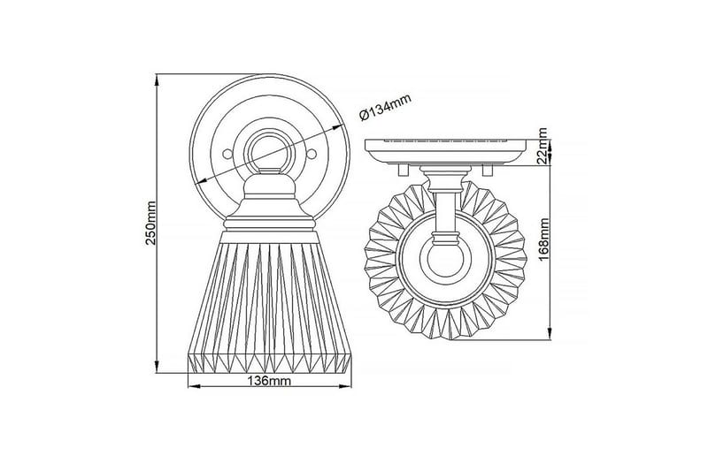 Keynes Quintiesse Vegglampe - Belysning - Innendørsbelysning & Lamper - Soveromslampe - Sengelamper - Sengelampe vegg