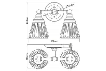 Keynes Quintiesse Vegglampe - Belysning - Innendørsbelysning & Lamper - Soveromslampe - Sengelamper - Sengelampe vegg
