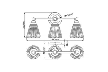 Keynes Quintiesse Vegglampe - Belysning - Innendørsbelysning & Lamper - Soveromslampe - Sengelamper - Sengelampe vegg