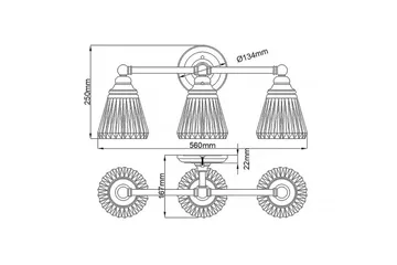 Keynes Quintiesse Vegglampe - Belysning - Innendørsbelysning & Lamper - Soveromslampe - Sengelamper - Sengelampe vegg