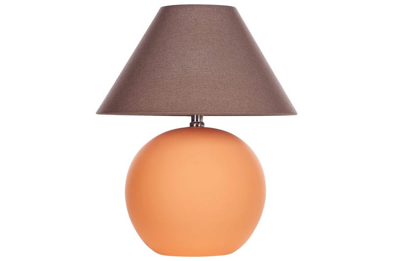 Kinalada Bordlampe 41 cm E27, Oransje/Brun