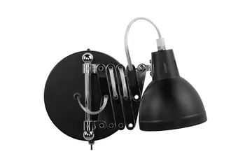 Klarve Vegglampe E14 - Svart - Belysning - Innendørsbelysning & Lamper - Soveromslampe - Sengelamper - Sengelampe vegg